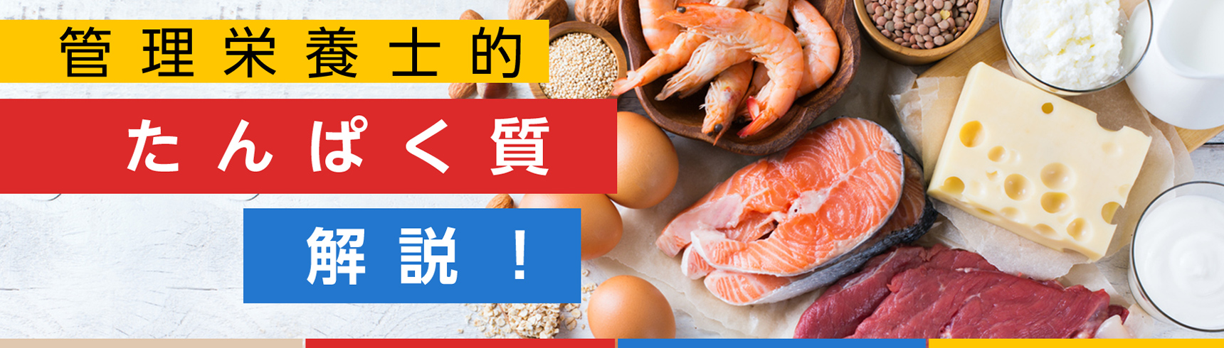 管理栄養士的たんぱく質解説！